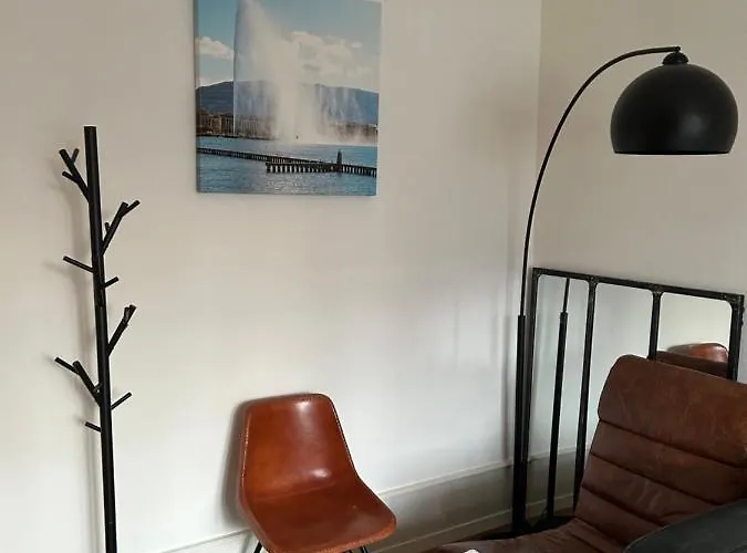 Double Bedroom & Kitchen - Perle Du Lac, Geneva